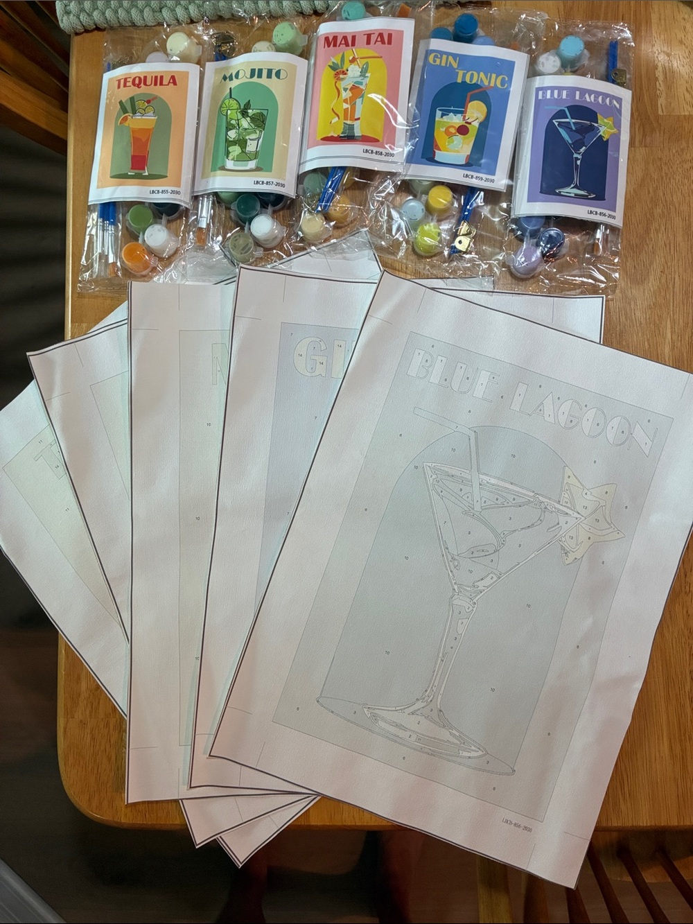 Paint by numbers kit